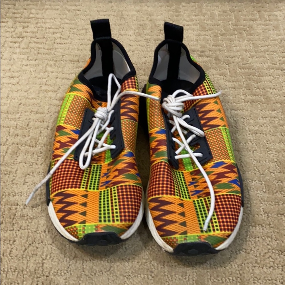 African print shoes